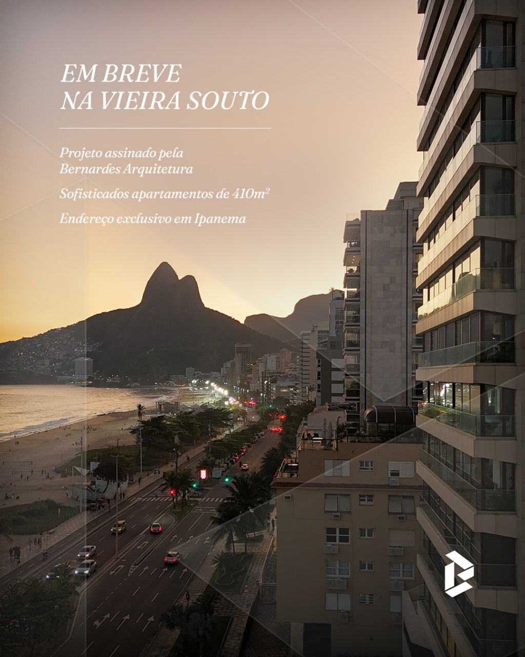 Lançamento Vieira Souto 432 - Folder e Perspectiva